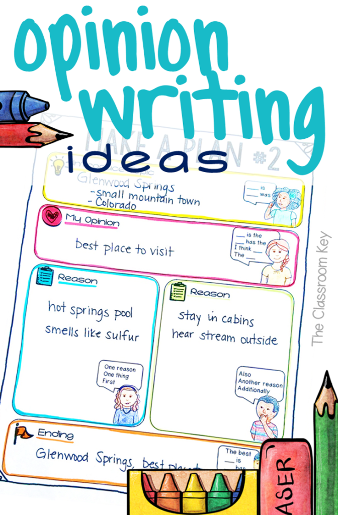 Get Students Excited about Opinion Writing with these 4 ...