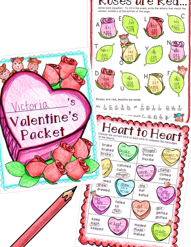 Valentine's Packet 3rd - The Classroom Key