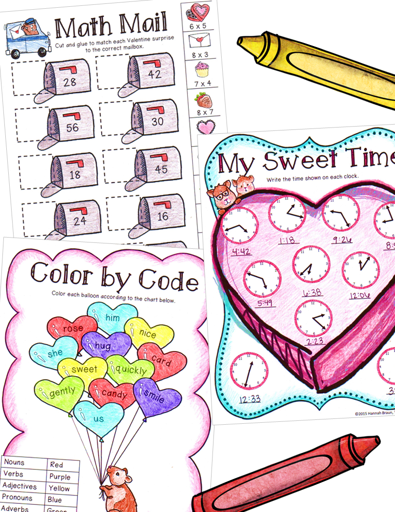 Valentine s Packet 3rd The Classroom Key