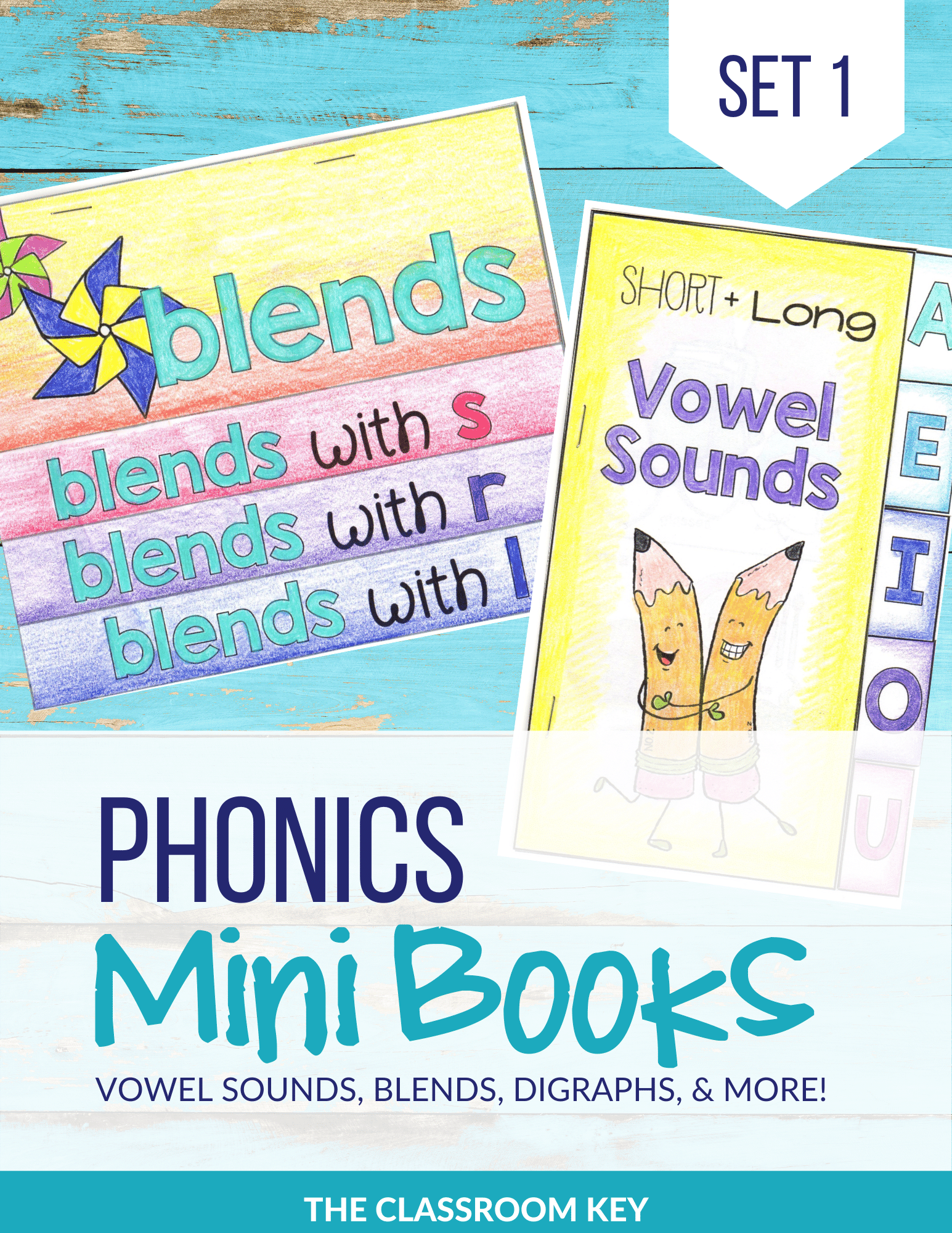 Phonics Mini Books Set 1 - The Classroom Key