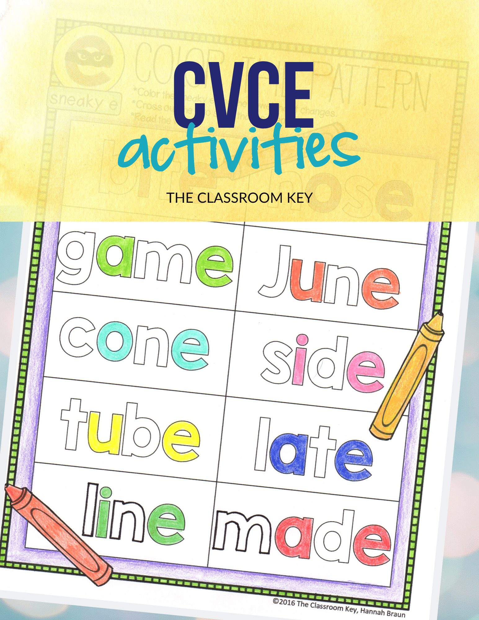 CVCE Activities The Classroom Key