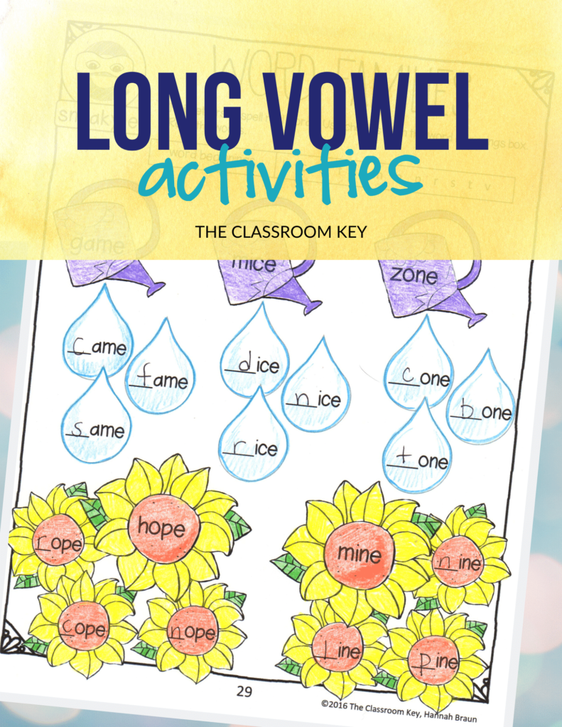 Vowel Team Activities - The Classroom Key
