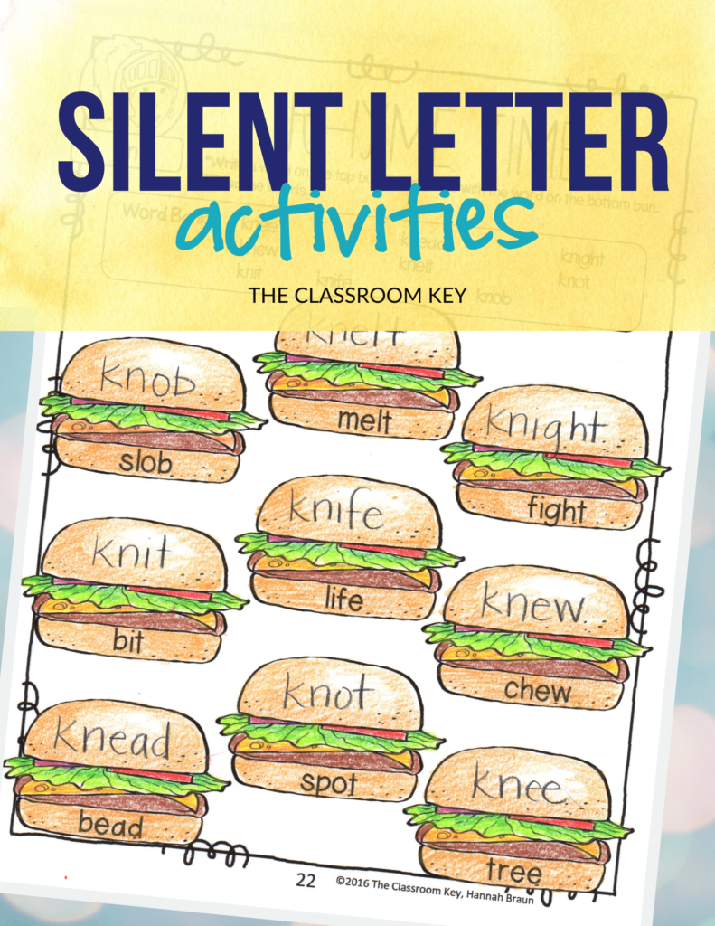 Silent Letter Activities The Classroom Key