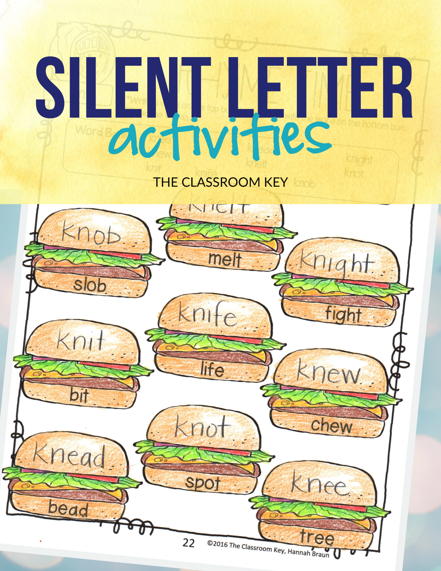 Silent Letter Activities The Classroom Key